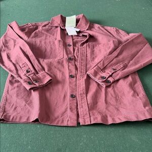 H&M Maroon Utility Jacket